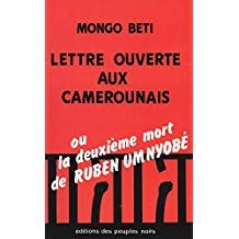 Lettre ouverte aux Camerounais, ou, La deuxième mort de Ruben Um Nyobé, 1986